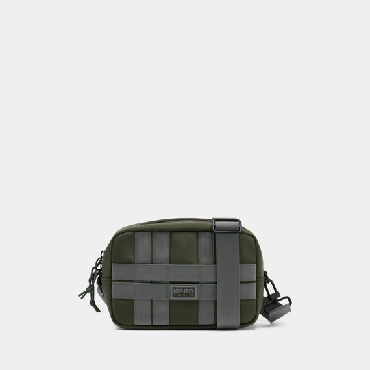 Crossbody - Kenzo - Nylon - Khaki