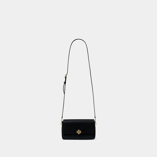 Charlie Small Shoulder Bag - Tory Burch - Leather - Black
