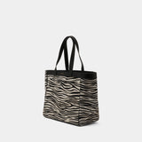Medium Rio Shopper Bag - ANINE BING - Leather - Black