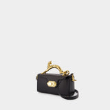 Pencil Cat Nano Top Handle Purse - Lanvin - Leather - Black