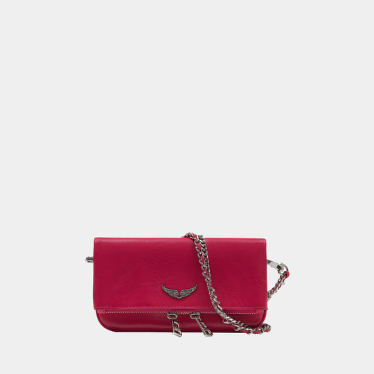 Rock Nano Vintage Crossbody - Zadig & Voltaire - Leather - Pink