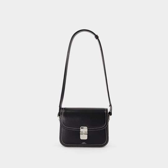 Grace Small Crossbody - A.P.C. - Leather - Black