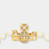 Kitty Pearl Necklace - Vivienne Westwood - Metal - Gold