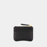 Paris Paris Cardholder - AMI Paris - Leather - Black