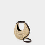 Good Night Moon Wicker Bag - Staud - Raffia - Ivory