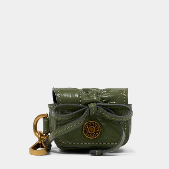 Crinkled Patent Multipocket Handbag - Acne Studios - Leather - Green