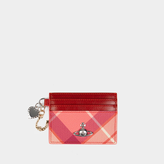 Card Holder - Vivienne Westwood - Leather - Pink