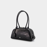 Vintage Small Monday Purse - Courreges - Leather - Black