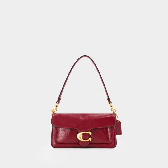 Glazed Soft Tabby 26 Shoulder Bag - Coach - Leather - Red