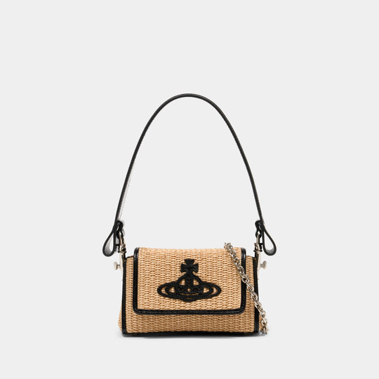 Hazel Small Purse - Vivienne Westwood - Cotton - Beige