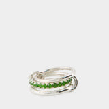 Petunia Chrome Diopside Ring - Spinelli Kilcollin - Green - Silver