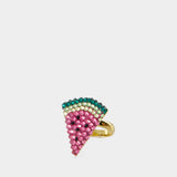 Watermelon Ring - Shourouk - Brass - Multi