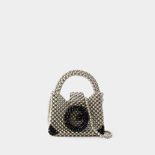 Beaded Bag - Germanier - Beads - Silver