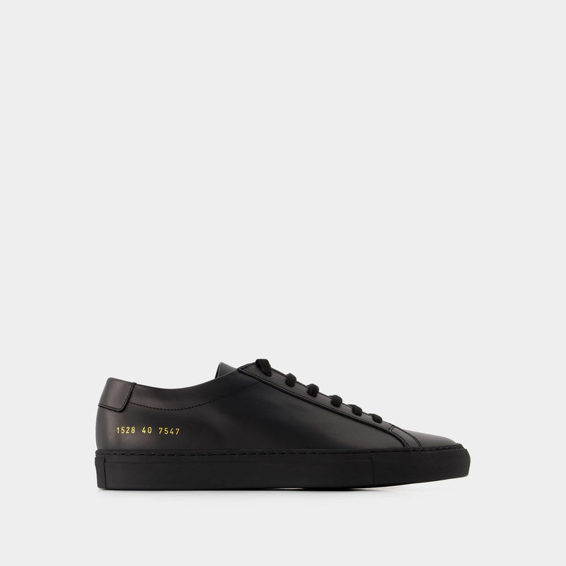 Original Achilles Low Sneakers - Common Projects - Leather - Black