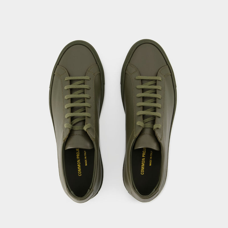 Original Achilles Low Sneakers - Common Projects - Leather - Green
