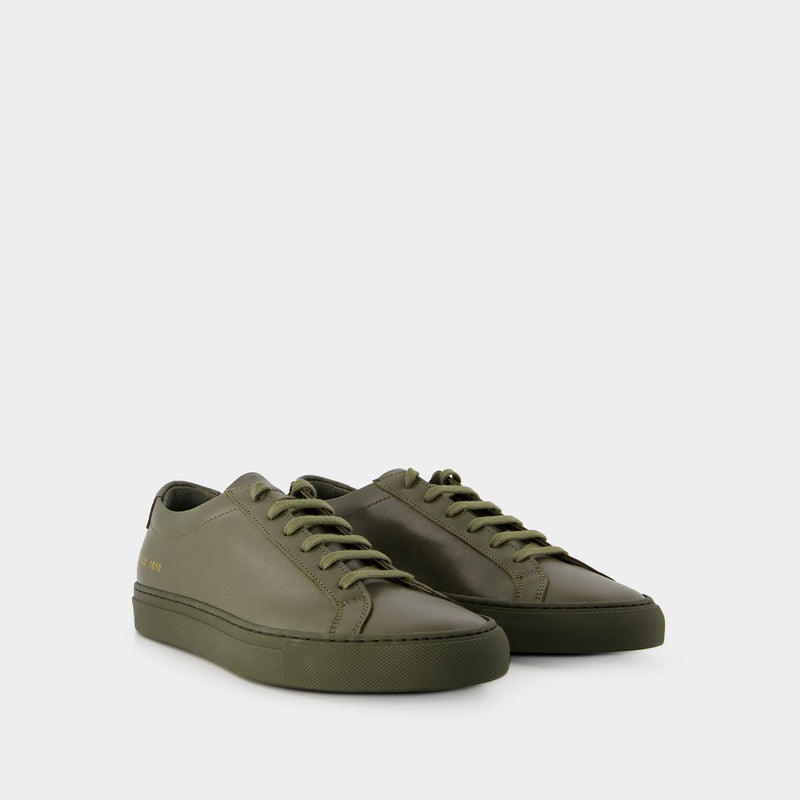 Original Achilles Low Sneakers - Common Projects - Leather - Green