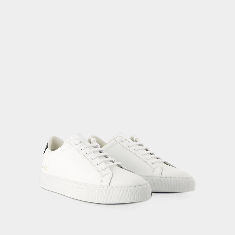 Retro Classic Sneakers - Common Projects - Leather - Black