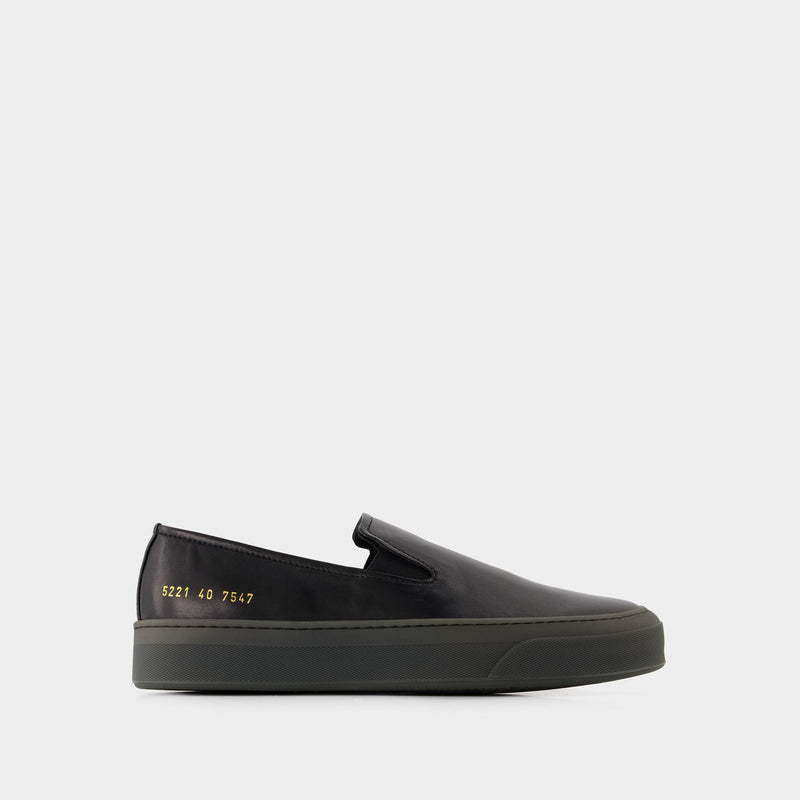 Slip On Sneakers - Common Projects - Leather - Black