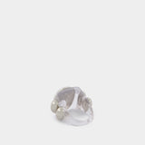 NYC Ring in White PVC