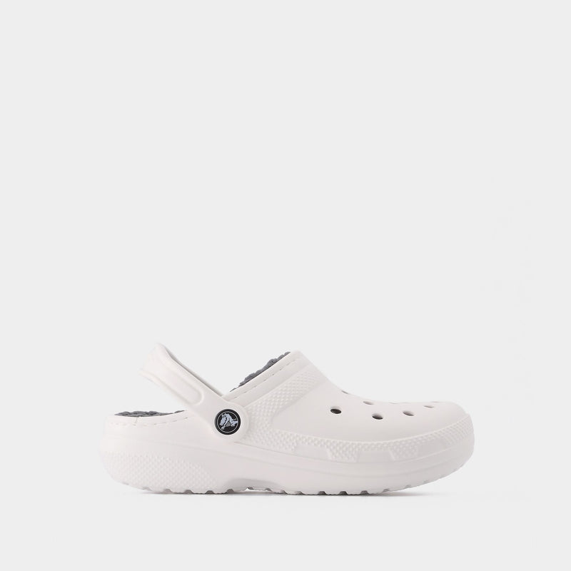 Classic Lined Clog in White