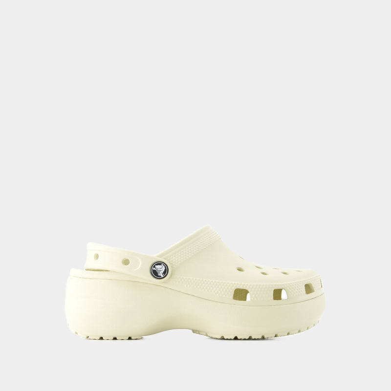 Classic Platform Sandals - Crocs - Thermoplastic - Beige