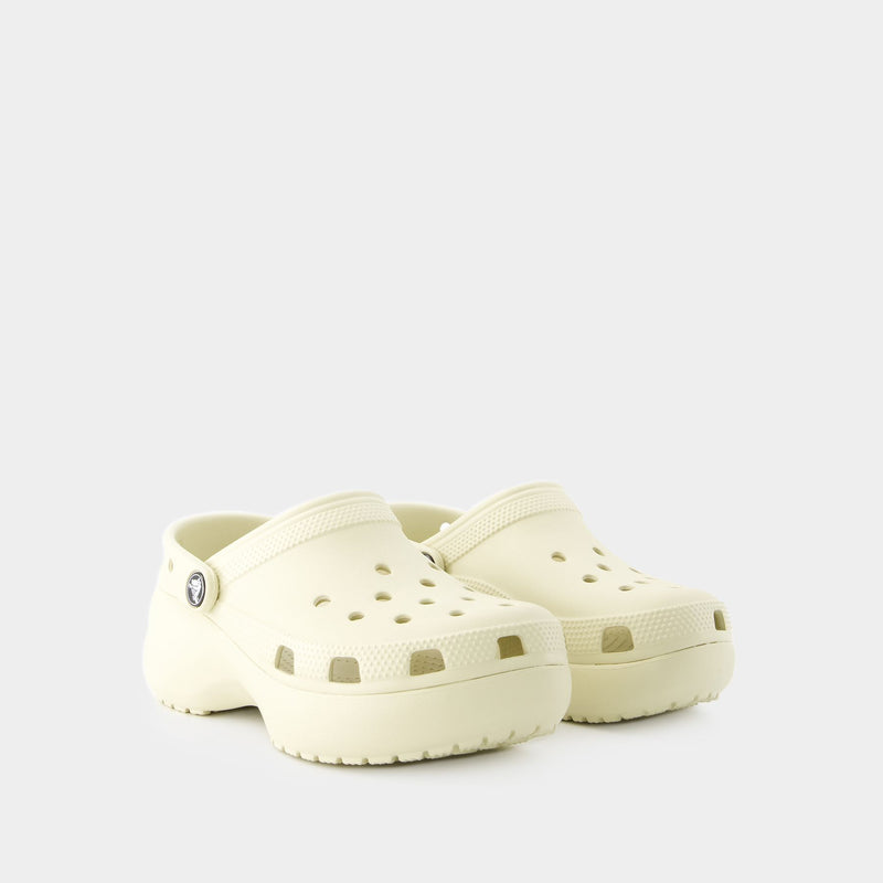 Classic Platform Sandals - Crocs - Thermoplastic - Beige