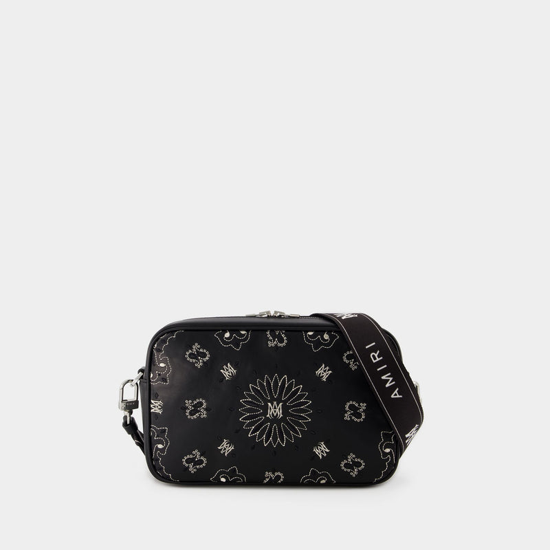 Bandana Crossbody - Amiri - Leather - Black