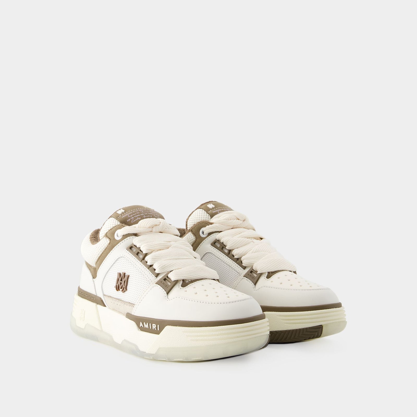 Ma 1 Sneakers - Amiri - Leather - Brown/White Ma 1 Sneakers - Amiri - Leather - Brown/White