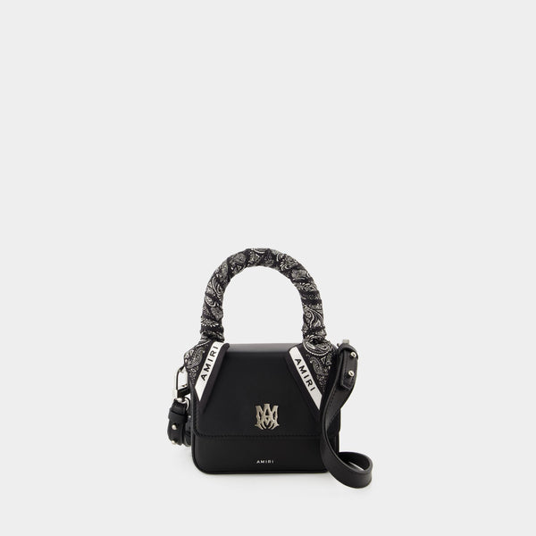 【AMIRI】マイクロ MA バッグ マグネット式フラップ AMIRI Ma ショルダーバッグ マイクロ | ブラック | FARFETCH JP