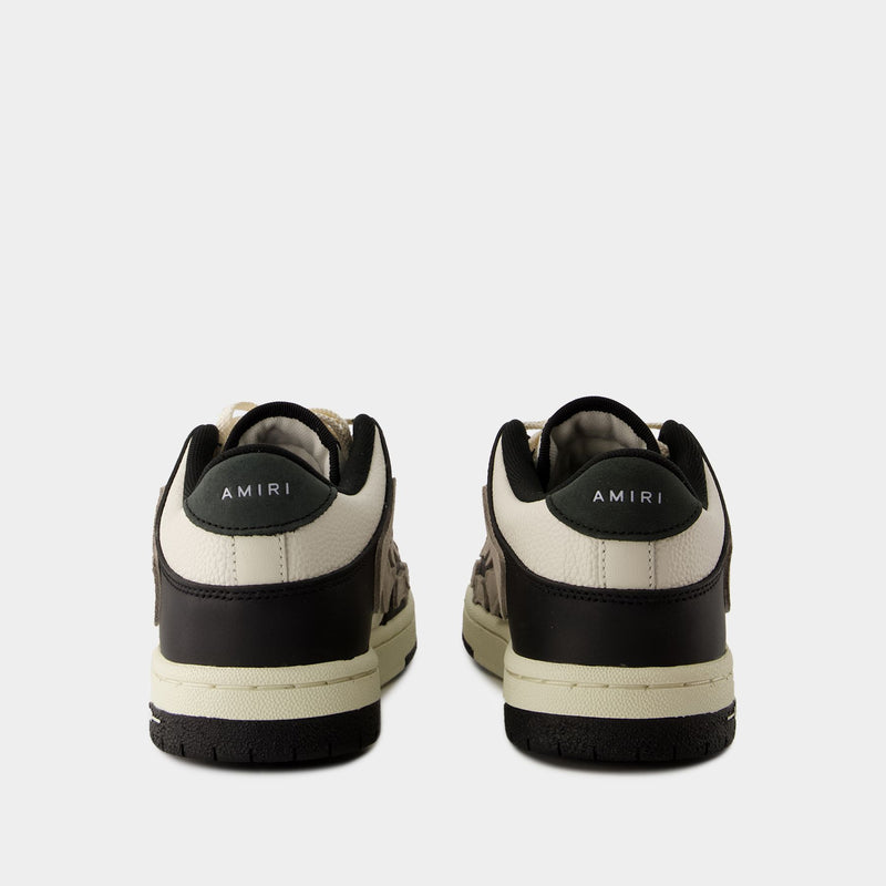 Skel Top Low Sneakers - Amiri - Leather - Black