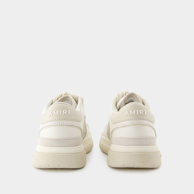 Classic Low Sneakers - Amiri - Leather - Beige