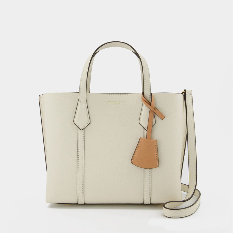 Tory Burch Nude Kira Small Leather Tote Bag