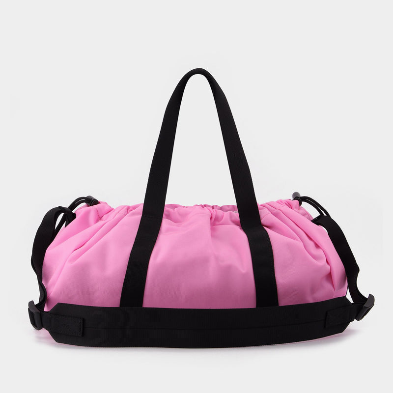 Primal Drawstring Duffle bag in Pink Nylon