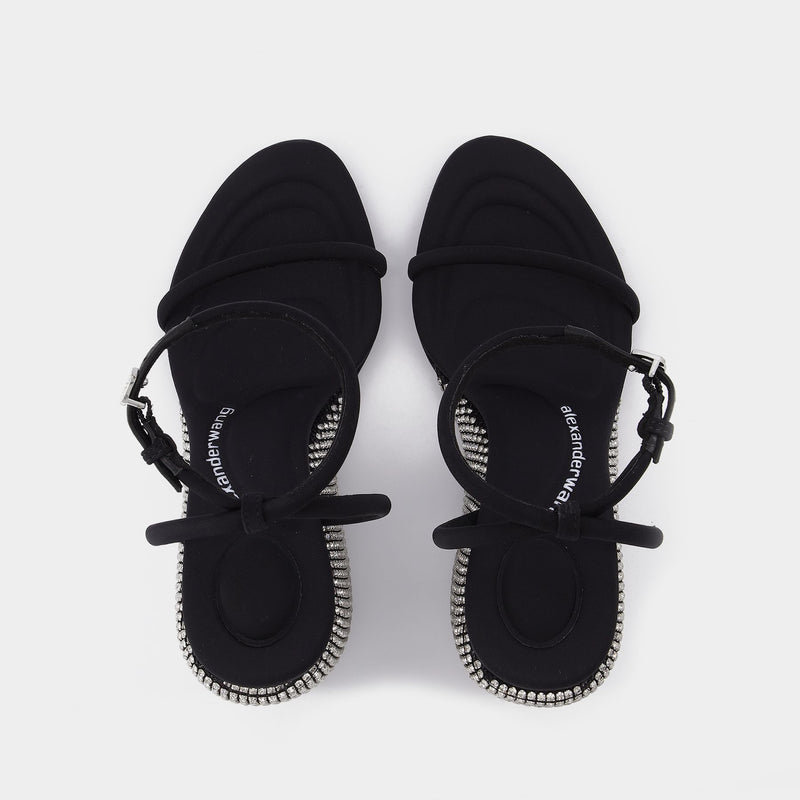 Dahlia 105 Pumps in Black Lycra