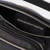 Attica Soft Fanny Pack Belt Bag - Alexander Wang -  Black - Leather