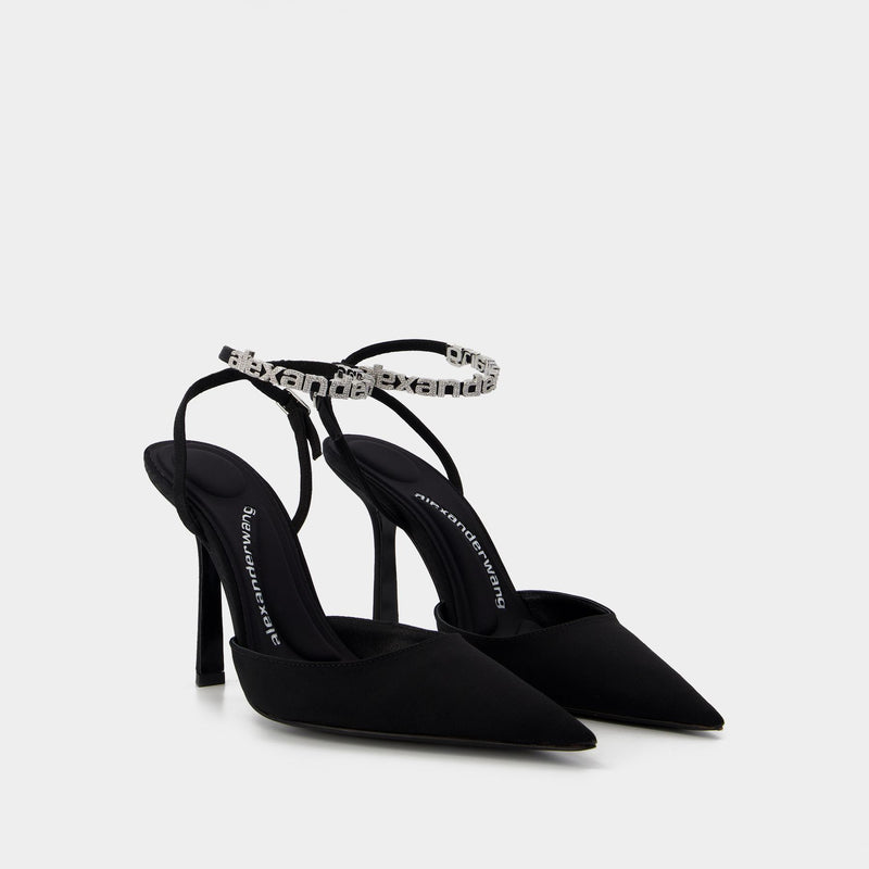 Delphine 105 Sandals - Alexander Wang -  Black - Viscose