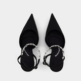 Delphine 105 Sandals - Alexander Wang -  Black - Viscose