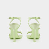 Dahlia 105 Bow  Sandals - Alexander Wang - Butterfly - Satin