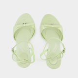 Dahlia 105 Bow  Sandals - Alexander Wang - Butterfly - Satin