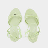 Dahlia 105 Bow  Sandals - Alexander Wang - Butterfly - Satin