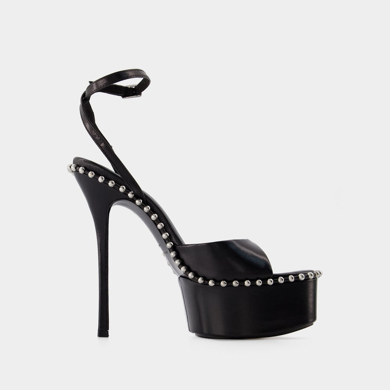 Nova 145 Sandals - Alexander Wang - Leather - Black