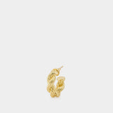 Twist Rope earrings - Anine Bing - Gold-plated - Gold