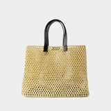 Large Rio Tote Bag - Anine Bing - Synthetic - Beige