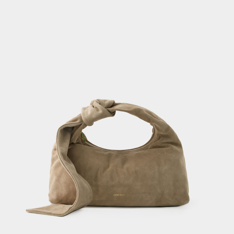 Grace Hobo Bag - Anine Bing - Leather - Taupe