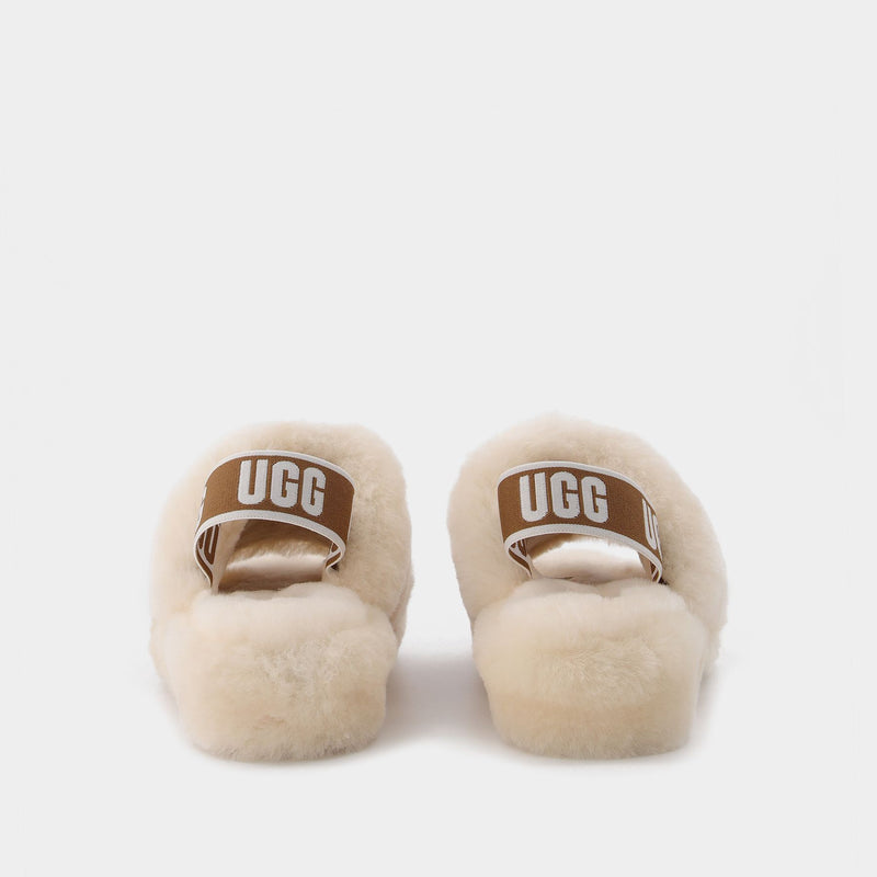 Sandales ugg top fourrure