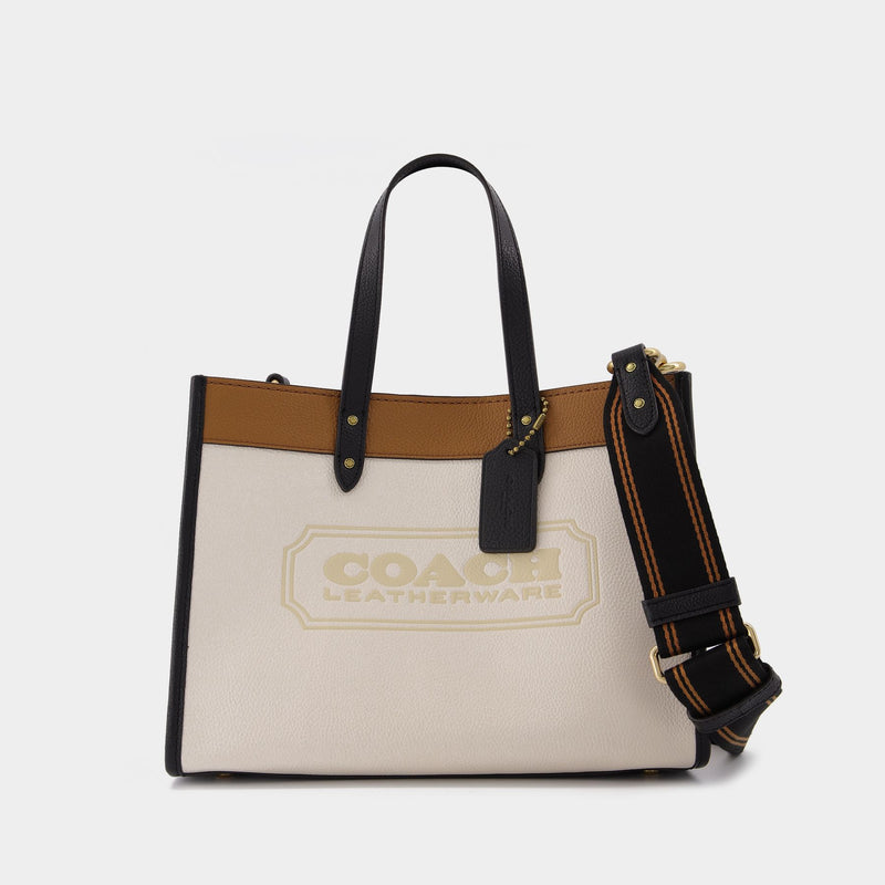 Coach Field Tote - Chalk Multi