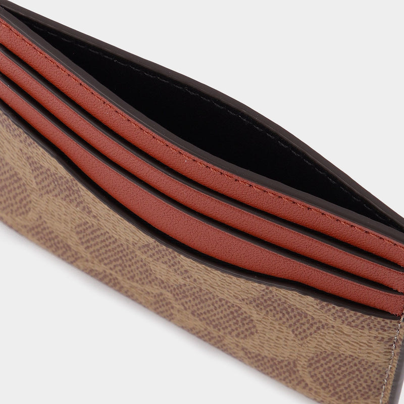 Coach flat hotsell card case