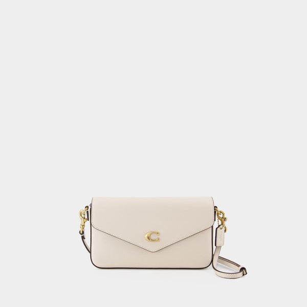 WHITE CROSSBODY BAG WITH GOLD CHAIN – Le Obsession Boutique