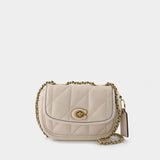 Madison Pillow 18 Bag - Coach - Cream - Leather