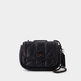 Madison Pillow 18 Bag - Coach - Black - Leather